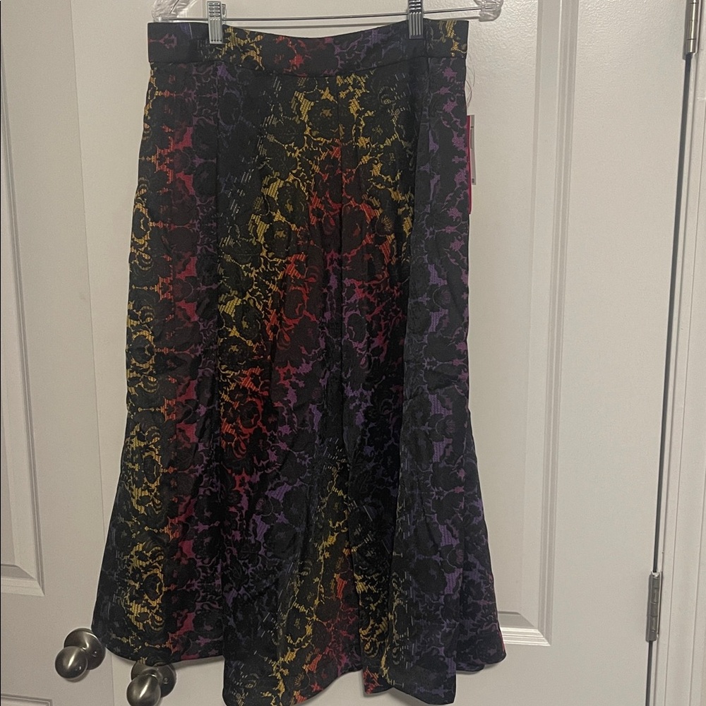 NWT Catherine a line skirt in rainbow color